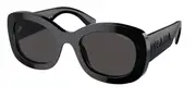 Prada PR A13SF Asian Fit 1AB5S0 Women’s Sunglasses Black Size 55