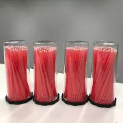 800 (8 Kegs) Pink Dental Micro Applicator Brushes (Fine Tips) Disposable Lash