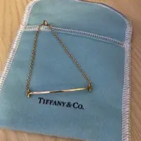 在飛比找PopChill優惠-[二手] 正品Tiffany微笑18K玫瑰金中號