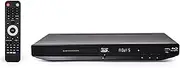 Blu-ray DVD Player, 1080P Full HD Audiovisual, 3D Format Fully Compatible, Multi-Screen Interaction, HDMI/AV Cable/Remote Control