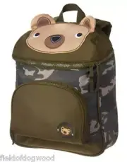 `NWT Gymboree Boys Backpack Bear Camo Uniform Shop Bag School