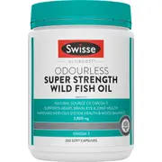 Swisse Ultiboost Odourless High Strength Wild Fish Oil 200 Pack