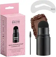 The Brow Technicians Eyebrow Stamping Kit - 10 Stencils, Instant Eyebrows, Powder Stamp, Time-Saving, Beginner-Friendly, Long-Lasting, Water-Resistant