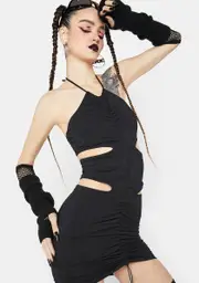 [HOROSCOPEZ] Alive At Night Halter Dress