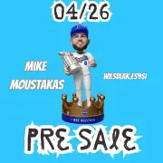 Mike Moustakas Championship Bobblehead - KC Royals