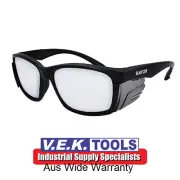 MAXISAFE Rayzr Safety Glasses Black Frame Clear Lens-BOLLE,MACK AVAIL