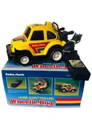 Wheelie Bug Volkswagon VW Radio Shack Remote Control Car Vtg Wire Drag Race Box