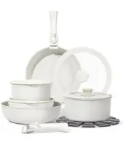 15 Pcs Pots and Pans Set Nonstick Kitchen Cookware Set with Detachable Handle