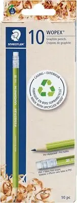 STAEDTLER Wopex Pencils, Pack of 10 Pencils, 182 CD10A6