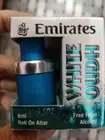 Emirates WHITE OUDH Roll On Attar, 6ml, oil based & non alcoholic perfumes