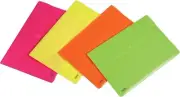 Favorit 400121105 Folder with Button A4 Neon Line Pack of 5 Assorted Neon Colour