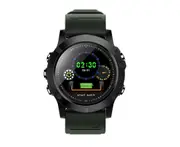 1.22inch Color Screen Blood Pressure Heart Rate Monitor Sport bluetooth Smart Wristband Watch-GREEN