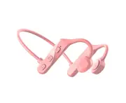 K69 Wireless Earbud High Fidelity Intelligent Noise Cancelling Waterproof Bluetooth-compatible5.0 Subwoofer Bone Conduction Earphone for Driving - Pink