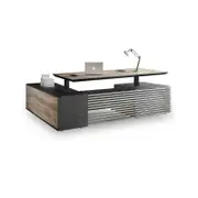 Modern Furniture PHOENIX 2.0 Sit Stand Electric Lift Desk - Oak & Black