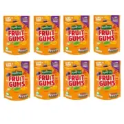 905991 8 x 150g POUCH ROWNTREES FRUIT GUMS VEGAN FRIENDLY GUMMY SWEETS