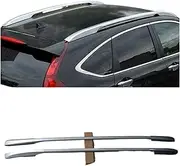 Compatible for Honda CR-V CRV 2012 2013 2014 2015 2016 Silver Black Roof Rack Side Rail Luggage Carrier Bars(A1)