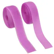 Sew on Hook and Loop Tape, 1 Inch Nylon Fastener Strips 2 Yards (Light Purple)