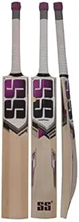 SS Gladiator Cricket Bat for Mens and Boys (Beige, Size -6) | Material: Kashmir Willow | Lightweight | Free Cover | Ready to play | for Intermediate Player | Ideal for Leather Ball