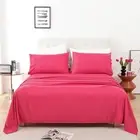 Whitney Home Textile Twin Size Sheet Set - Luxury Soft Comfy Twin, Magenta