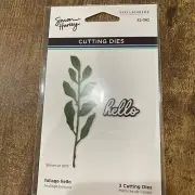 Simon Hurley Spellbinders Foliage Hello Cutting Dies