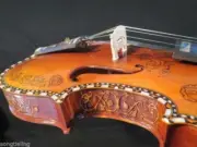 Deluxe fancy Norwegian fiddle (4*4) of profession Concert 16" viola,rich tone