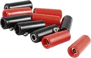 Hihaha Speaker 4mm Banana Jack Female Socket Connector Adapter 10 Pcs Durable Material