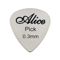 在飛比找蝦皮商城優惠-Alice 不鏽鋼撥片 Pick 0.3mm 標準型 大三角