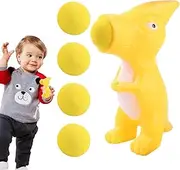 2 Shoot Ball Toys Dinosaur Toys,Dinosaur Toys Foam Ball Popper Toy - Relieves Stress Balls Squeeze Pressure Balls Suitable for Kids and Adults Work Pressure Release Toy Seta-au
