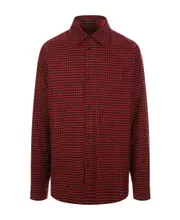 Balenciaga Checkered Reversible Oversized Shirt S,M Brown