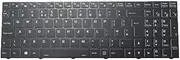Laptop Backlit Keyboard for CLEVO CVM19N26GBJ4301 6-80-NH5A0-190-1 United Kingdom UK/GB Black Frame