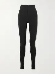 [WARDROBE.NYC] WARDROBE.NYC - + Hailey Bieber Stretch-jersey Leggings - Black - xx small xx small Black