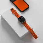 【NOMAD】APPLE WATCH 49/45/44/42MM 專用運動風FKM橡膠錶帶(機能防潑水/耐高溫耐油性)