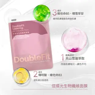 【TTM 提提研】倍潤透DoubleFit生物纖維面膜5入(預計5/15-16補貨)