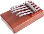 TOYANDONA Kalimba for Beginners 5 Tone Mini Kalimba Musical Instrument Reddish Brown for Boys and Girls
