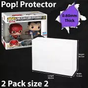 2 Pack size 2 Pop! Protector for Funko Pop! Vinyl