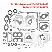 Complete Engine Gasket Kit Set 841188 Replaces # 304447 305440 305442 305447 305777 New