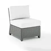 Crosley Furniture 25 x 31.50 x 32.50 in. Bradenton Outdoor Sectional Center Chai