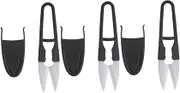 SEWACC Pcs U-shape Thread Cutter Small Embroidery Scissors Fabric Shears Sewing Scissors Portable for Needlework Random
