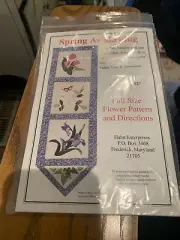 hahn enterprises Spring Awakening wall banner quilt pattern NEW