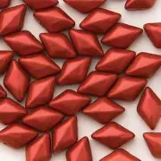 GemDUO 8X5mm Chalk Lava Red Beads (GD8503000-01890-TB)