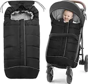 Universal Baby Footmuff for Strollers,Stroller Cover for Winter with Fleece Lining, Baby Bunting Bags for Most Strollers
