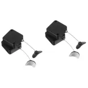 2 PCS Automatic Telescopic Cable Lock Retractable Remote Tether Cord Locking