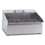 Roband Single Pan/Double Basket Frypod 11lt - Commercial Benchtop Deep Fryers...
