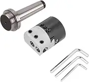 YDuupxe Mt3-M12 Taper Collet Chuck Boring Head Mt3 Holder Face Arbor Adapter CNC Milling Tools with 2Inch Lathe Boring Head