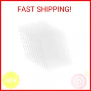 SimbaLux Acrylic Sheet Clear Plexiglass 5” x 7” 0.04” Thick (1mm) Pack of 10 Tra