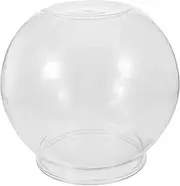 Abaodam Plastic Fish Bowl Durable Transparent Aquarium for Goldfish and Turtles Easy to Clean Desktop Tank Fall Resistant Micro Landscape Fish Tank for Home Office