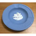 英國 WEDGWOOD 浮雕玉石 碧玉藍 希臘神話 小圓盤 瓷盤立畫 MADE IN ENGLAND