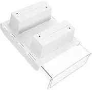 Tofficu Hidden Desk Organizer with Capacity Under Desk Drawer Storage for Stationery Tools Accessories Space Saving for Clean Desktop Suitable for Home Office Use