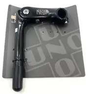 Kalloy AL-809 Adjustable Rise Quill Bicycle Stem, 22.2/25.4/110mm, Black
