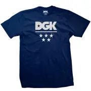 DGK Dirty Ghetto Kids "All Star" Short Sleeve Tee (Navy) Men's Graphic T-Shirt